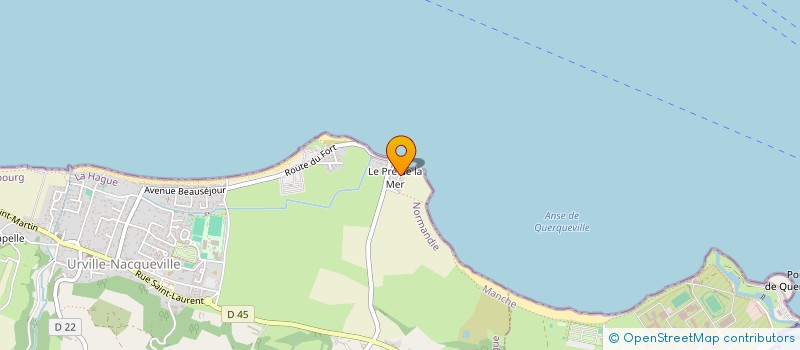 localisation de l'entreprise ASSOCIATION DES 3 SENTIERS  LA HAGUE