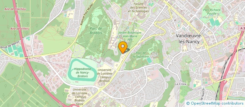 localisation de l'entreprise ASSOCIATION DES 3A DE  GEOL  VANDUVRE-LES-NANCY