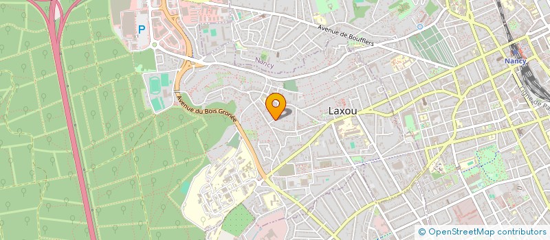 localisation de l'entreprise ASSOCIATION DES 7 COULEURS à LAXOU