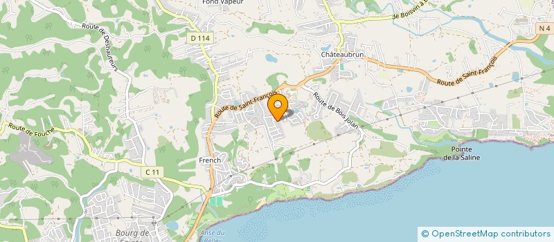 localisation de l'entreprise ASSOCIATION DES ACTEURS ECONOMIQUES DE SAINT ANNE à SAINTE-ANNE