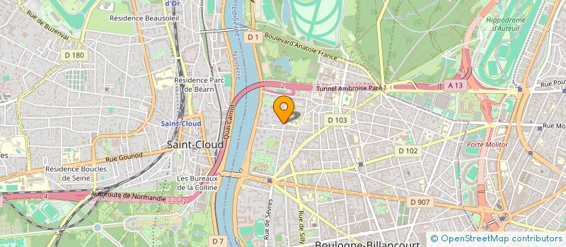localisation de l'entreprise ASSOCIATION DES ACTIONNAIRES SALARIES DE RENAULT  BOULOGNE-BILLANCOURT