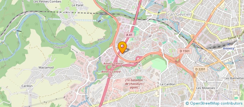 localisation de l'entreprise ASSOCIATION DES AFRICAINS D'ANNECY à ANNECY