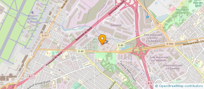 localisation de l'entreprise ASSOCIATION DES AGENTS D'AULNAY  LE BLANC-MESNIL