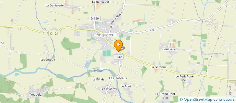localisation de l'entreprise ASSOCIATION DES AINES DE GUENOUVRY à GUEMENE-PENFAO