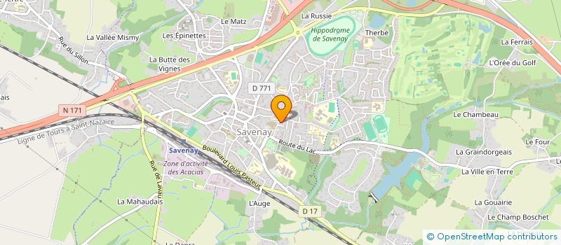 localisation de l'entreprise ASSOCIATION DES AINES SAVENAISIENS  SAVENAY