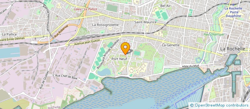 localisation de l'entreprise ASSOCIATION DES ALGERIENS DE CHARENTE-MARITIME  LA ROCHELLE