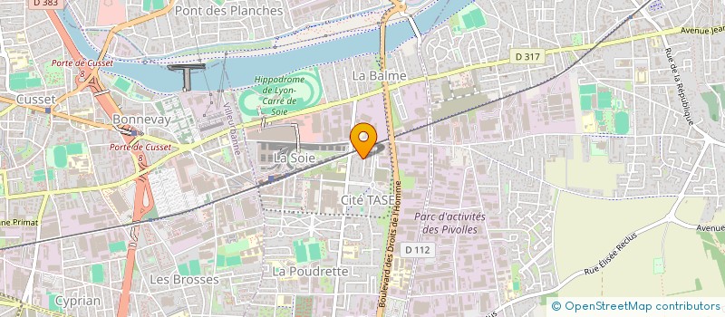 localisation de l'entreprise ASSOCIATION DES ALGERIENS FUTURS VAUDAIS  VAULX-EN-VELIN