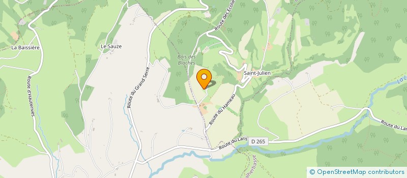 localisation de l'entreprise ASSOCIATION DES AMBASSADRICES DU TEMPLE DE LA FEMME  LE GRAND-SERRE