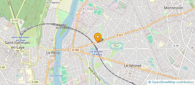 localisation de l'entreprise ASSOCIATION DES AMERICAINS ACCIDENTELS (AAA)  LE VESINET