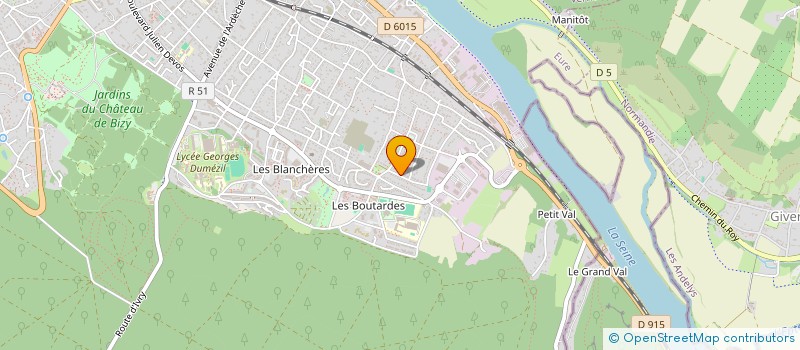 localisation de l'entreprise ASSOCIATION DES AMI-E-S DE GOLLERE BOUSSOBE EN EUROPE FEDDE YIDBE LEEGAL BUSOOBE E NDER OROP  VERNON