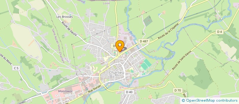 localisation de l'entreprise ASSOCIATION DES AMI.E.S DE LA SECTION CINEMA AUDIOVISUEL DU LYCEE JEREMIE DE LA RUE DE CHARLIEU : ASCACH  CHARLIEU