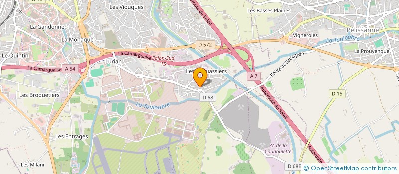 localisation de l'entreprise ASSOCIATION DES AMIES SALONNAISES CREATEURS, ARTISANS ET VDI 13300  SALON-DE-PROVENCE