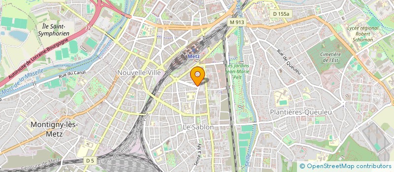 localisation de l'entreprise ASSOCIATION  DES AMIS D AMBROISE THOMAS ET DE L OPERA FRANCAIS  METZ