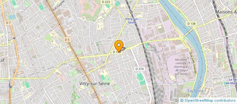 localisation de l'entreprise ASSOCIATION DES AMIS DE FRED DEUX ET CECILE REIMS à VITRY-SUR-SEINE