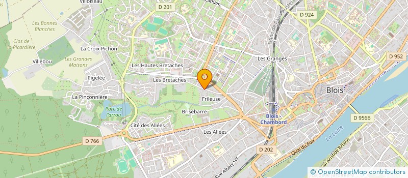 localisation de l'entreprise ASSOCIATION DES AMIS DE HADJADJ DE BLOIS à BLOIS