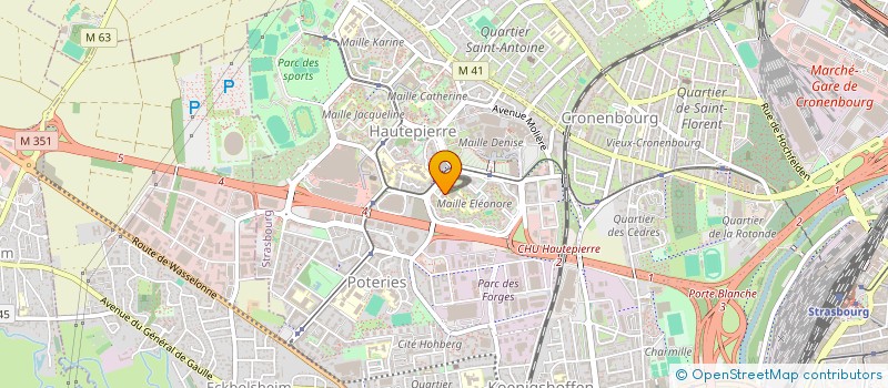 localisation de l'entreprise ASSOCIATION DES AMIS DE KATIALI à STRASBOURG