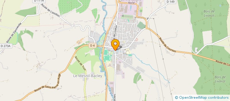 localisation de l'entreprise ASSOCIATION DES AMIS DE L'ABBAYE ET DE L'HISTOIRE DE SAINT PIERRE SUR DIVES ET DE SES ENVIRONS  SAINT-PIERRE-EN-AUGE