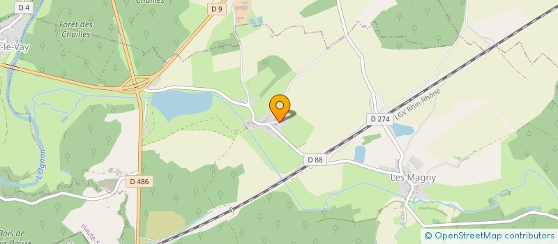 localisation de l'entreprise ASSOCIATION DES AMIS DE L'AUDITORIUM  LES MAGNY