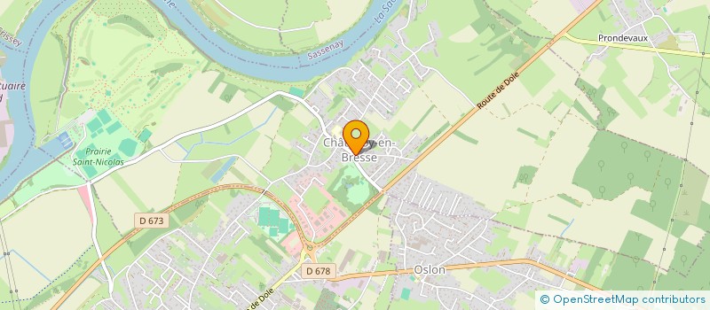 localisation de l'entreprise ASSOCIATION DES AMIS DE L'ECOLE  CHATENOY-EN-BRESSE