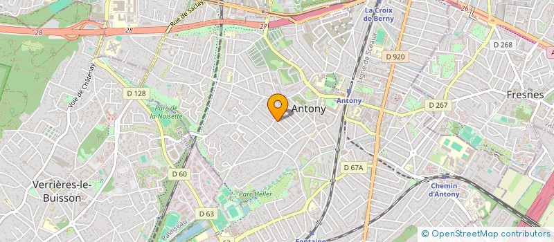 localisation de l'entreprise ASSOCIATION DES AMIS DE L'ECOLE D'ABALAN à ANTONY