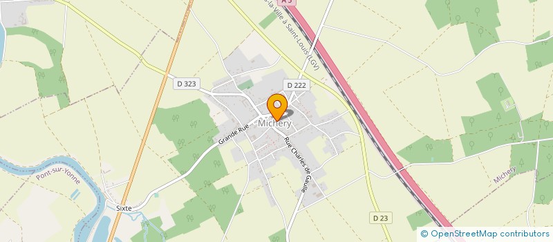 localisation de l'entreprise ASSOCIATION DES AMIS DE L'ECOLE DE MUSIQUE ET DE THEATRE YONNE NORD à SERGINES