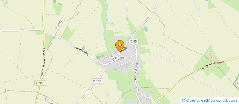 localisation de l'entreprise ASSOCIATION DES AMIS DE L'ECOLE DE VERTAIN ET DE ROMERIES SUR LES BANCS DE L'ECOLE  VERTAIN