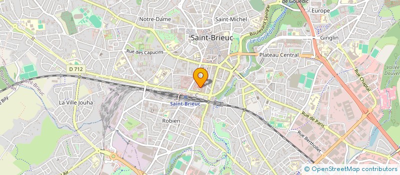 localisation de l'entreprise ASSOCIATION DES AMIS DE L'ECOLE DES BEAUX ARTS DE SAINT BRIEUC à SAINT-BRIEUC