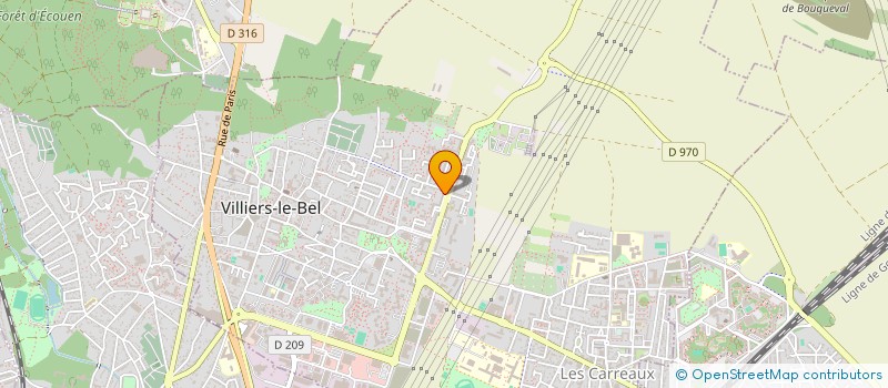 localisation de l'entreprise ASSOCIATION DES AMIS DE L'EGLISE SAINT DIDIER  VILLIERS-LE-BEL