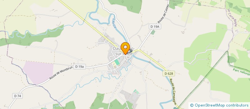 localisation de l'entreprise ASSOCIATION DES AMIS DE L'EGLISE SAINT SERNIN DE DAUMAZAN à DAUMAZAN-SUR-ARIZE