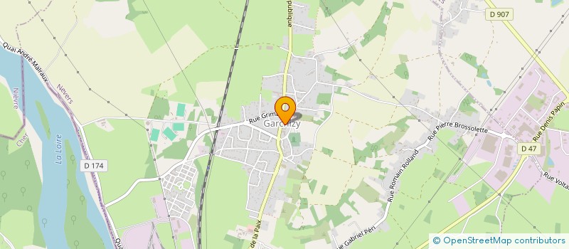 localisation de l'entreprise ASSOCIATION DES AMIS DE L EGLISE ST MARTIN  GARCHIZY