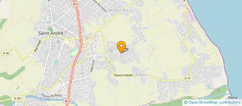 localisation de l'entreprise ASSOCIATION DES AMIS DE L'EST  SAINT-ANDRE