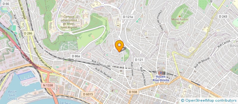 localisation de l'entreprise ASSOCIATION DES AMIS DE L'HISTORIAL JEANNE D'ARC  MONT-SAINT-AIGNAN