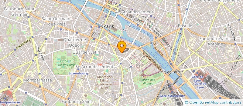 localisation de l'entreprise ASSOCIATION DES AMIS DE L'INSTITUT OECUMENIQUE DE THEOLOGIE AL MOWAFAQA  PARIS