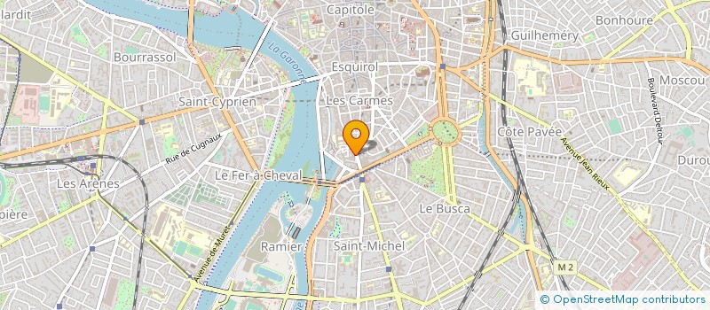 localisation de l'entreprise ASSOCIATION DES AMIS DE L'OEUVRE D'ARCABAS A TOULOUSE (AAOAT)  TOULOUSE