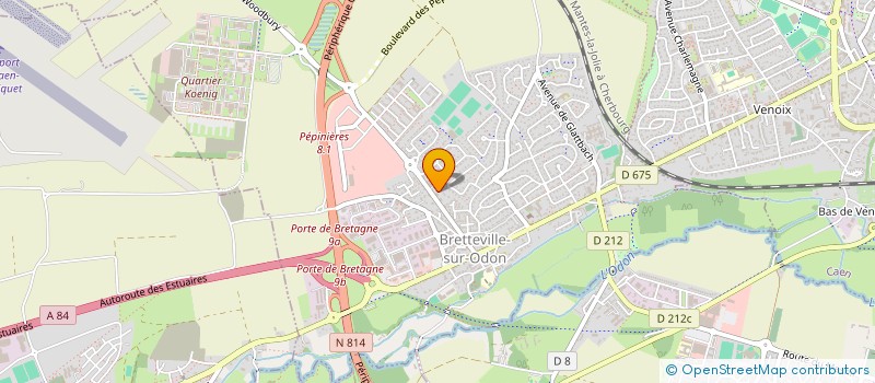 localisation de l'entreprise ASSOCIATION DES AMIS DE L'ORGUE DE BRETTEVILLE SUR ODON  BRETTEVILLE-SUR-ODON