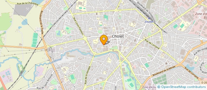 localisation de l'entreprise ASSOCIATION DES AMIS DE L' ORGUE DE CHOLET ET DE SA REGION à CHOLET