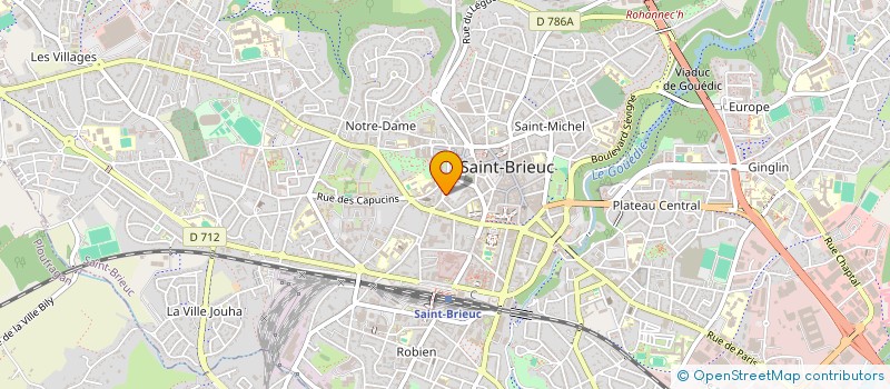 localisation de l'entreprise ASSOCIATION DES AMIS DE L'ORGUE DE LA PAROISSE DE SAINT-GUILLAUME DE SAINT-BRIEUC à SAINT-BRIEUC
