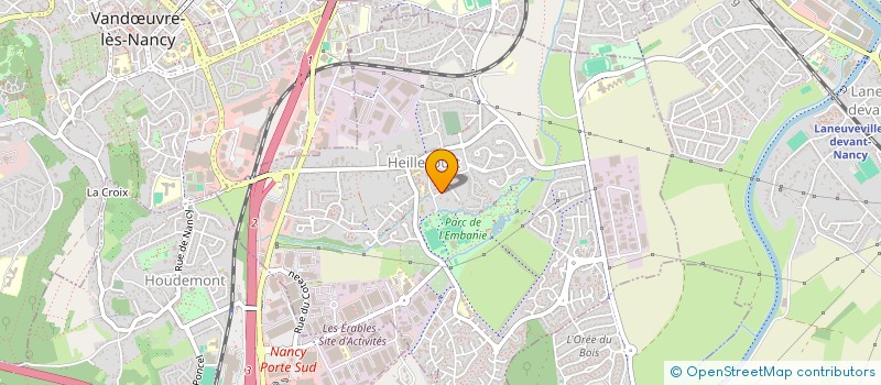 localisation de l'entreprise ASSOCIATION DES AMIS DE L ORGUEDE NOTRE DAME DES NATIONS à HEILLECOURT