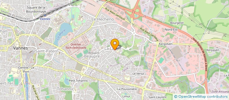 localisation de l'entreprise ASSOCIATION DES AMIS DE LA 2EME COMPAGNIE DU 3EME DE MARINE à VANNES