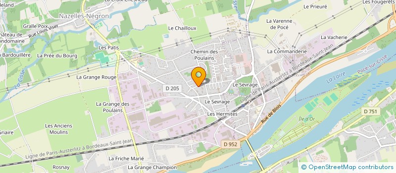 localisation de l'entreprise ASSOCIATION DES AMIS DE LA BIBLIOTHEQUE DE LIMERAY  LIMERAY