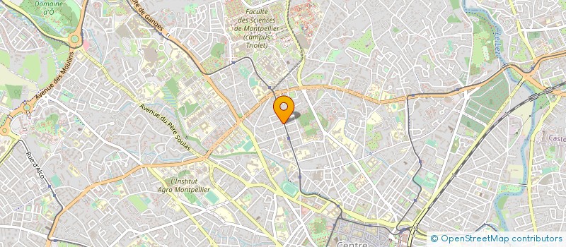 localisation de l'entreprise ASSOCIATION DES AMIS DE LA BIBLIOTHEQUE DES HOPITAUX DE MONTPELLIER à MONTPELLIER