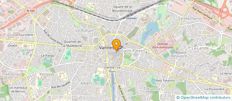 localisation de l'entreprise ASSOCIATION DES AMIS DE LA CATHEDRALE DE VANNES à VANNES