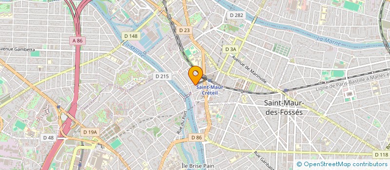 localisation de l'entreprise ASSOCIATION DES AMIS DE LA CHAMBRE D'EN BAS à SAINT-MAUR-DES-FOSSES