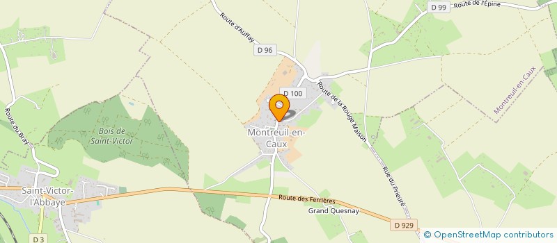 localisation de l'entreprise ASSOCIATION DES AMIS DE LA CHAPELLE DE LOUVETOT  GRIGNEUSEVILLE