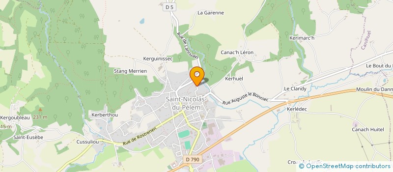 localisation de l'entreprise ASSOCIATION DES AMIS DE LA CHAPELLE DE SAINT ELOI (MIGNONED CHAPEL SANT-ELER)  SAINT-NICOLAS-DU-PELEM