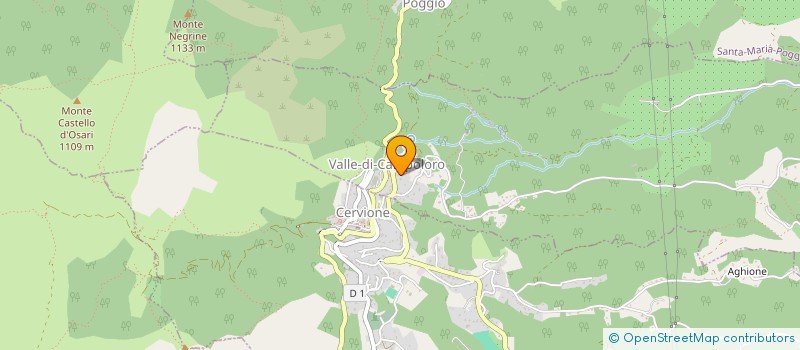 localisation de l'entreprise ASSOCIATION DES AMIS DE LA CHAPELLE DE SANTA CRISTINA DE VALLE DI CAMPOLORO à VALLE-DI-CAMPOLORO