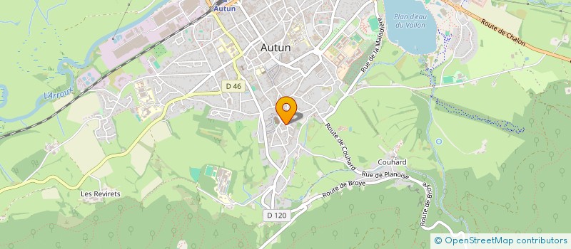 localisation de l'entreprise ASSOCIATION DES AMIS DE LA CHAPELLE NOTRE-DAME DES BONNES-OEUVRES ET DES SEPT DORMANTS D'EPHESE  AUTUN