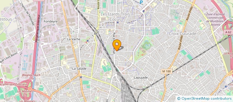 localisation de l'entreprise ASSOCIATION DES AMIS DE LA COMMUNAUTE REJOUIS-TOI DE TOULOUSE  TOULOUSE