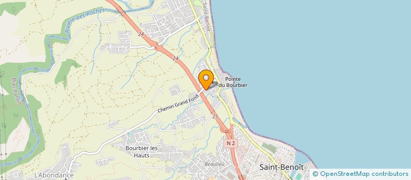 localisation de l'entreprise ASSOCIATION DES AMIS DE LA DEMOCRATIE DE L'OCEAN INDIEN  SAINT-BENOIT