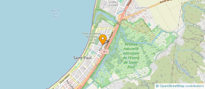 localisation de l'entreprise ASSOCIATION DES AMIS DE LA FONDATION AVENIR SANTE à SAINT-PAUL